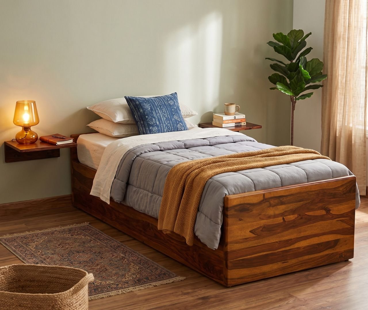 EcoHaven Single Bed